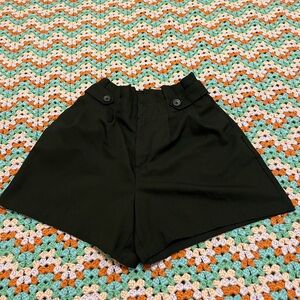 Banana Republic High Waist Black Shorts